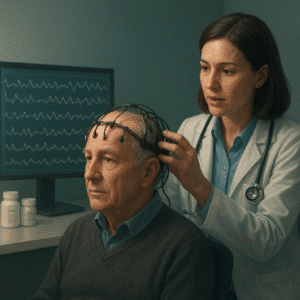 Equipe 10 medicamentos para parkinson e achados no eeg - agosto 2026